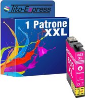 PlatinumSerie 1x cartridge alternatief voor Epson 603XL 603 XL Magenta