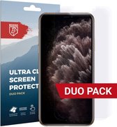 Rosso Apple iPhone 11 Pro Max Ultra Clear Screen Protector Duo Pack