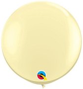 Qualatex Megaballon Ivory Silk 90 cm - 2 stuks