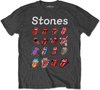 The Rolling Stones - No Filter Evolution Heren T-shirt - XL - Grijs