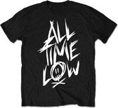 All Time Low Heren Tshirt -S- Scratch Zwart