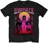 Jimi Hendrix Heren Tshirt -XL- Ferris Wheel Zwart