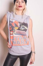 Star Wars Heren Tshirt -XL- Episode VII Dameron Vintage Grijs