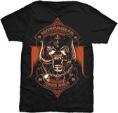 Tshirt Homme Motorhead -S- Orange Ace Noir