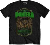 Pantera - Snakebite XXX Label Heren T-shirt - S - Zwart