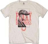 Peaky Blinders Heren Tshirt -XL- Red Logo Tommy Creme