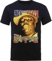 Biggie Smalls Heren Tshirt -XL- Life After Death Zwart