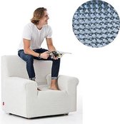 Milos meubelhoezen - Hoes voor fauteuil 70-110cm - Lichtblauw