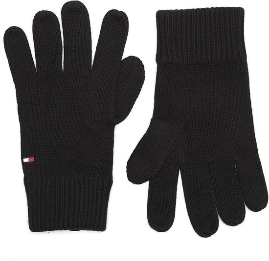 Tommy Hilfiger Flag Black Handschoenen - Zwart | bol.com