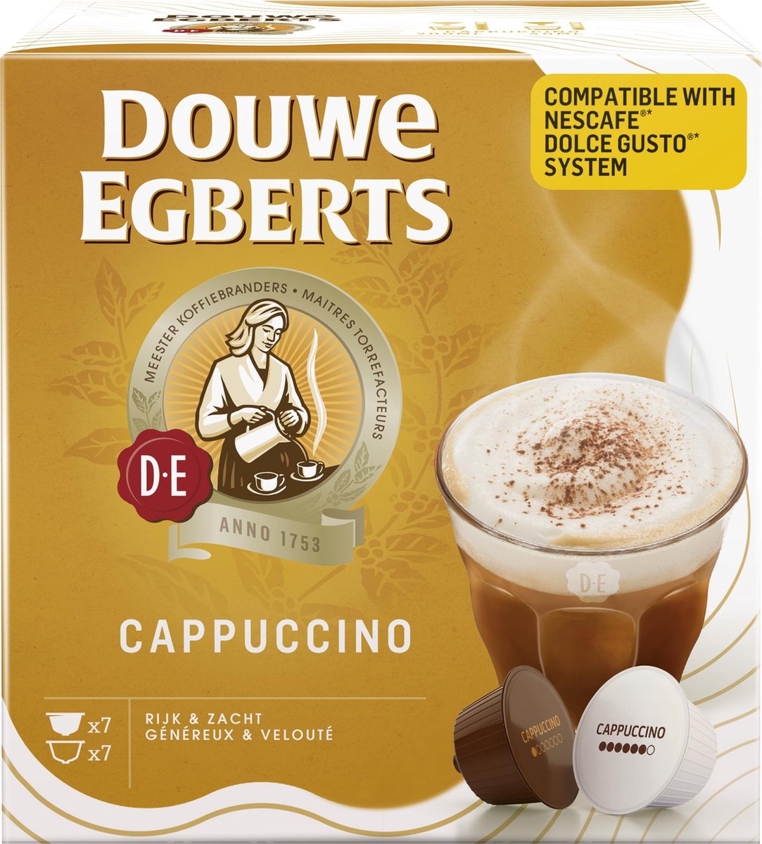 veiligheid strottenhoofd ontslaan Douwe Egberts Cappuccino 7 servings | bol.com