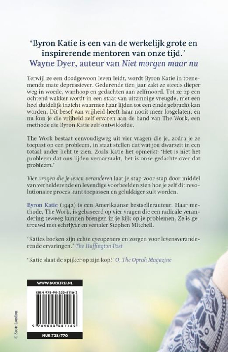 Vier vragen die je leven veranderen - back cover