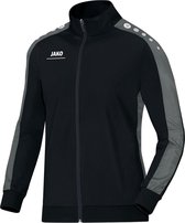 Jako Striker Polyester Trainingsjas Heren Trainingsjas - Maat S - Mannen - zwart/grijs