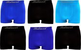 Belucci heren boxershorts microfiber 6pack maat S