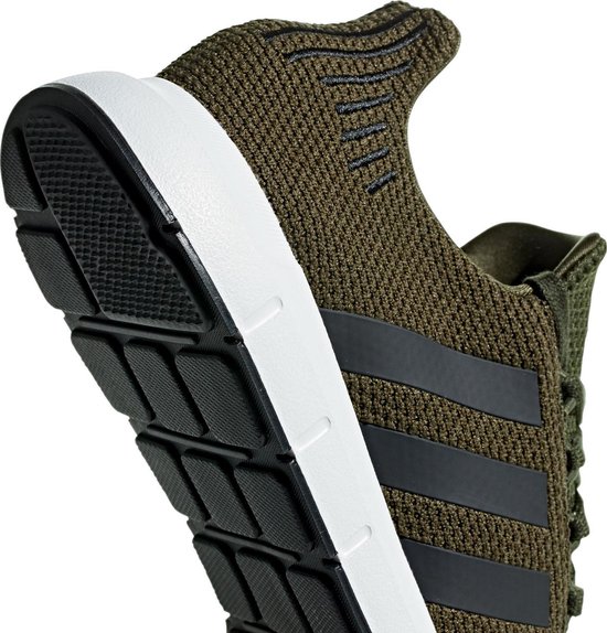 adidas Swift Run Sneakers - Maat 42 2/3 - Mannen - groen/wit/zwart | bol.com
