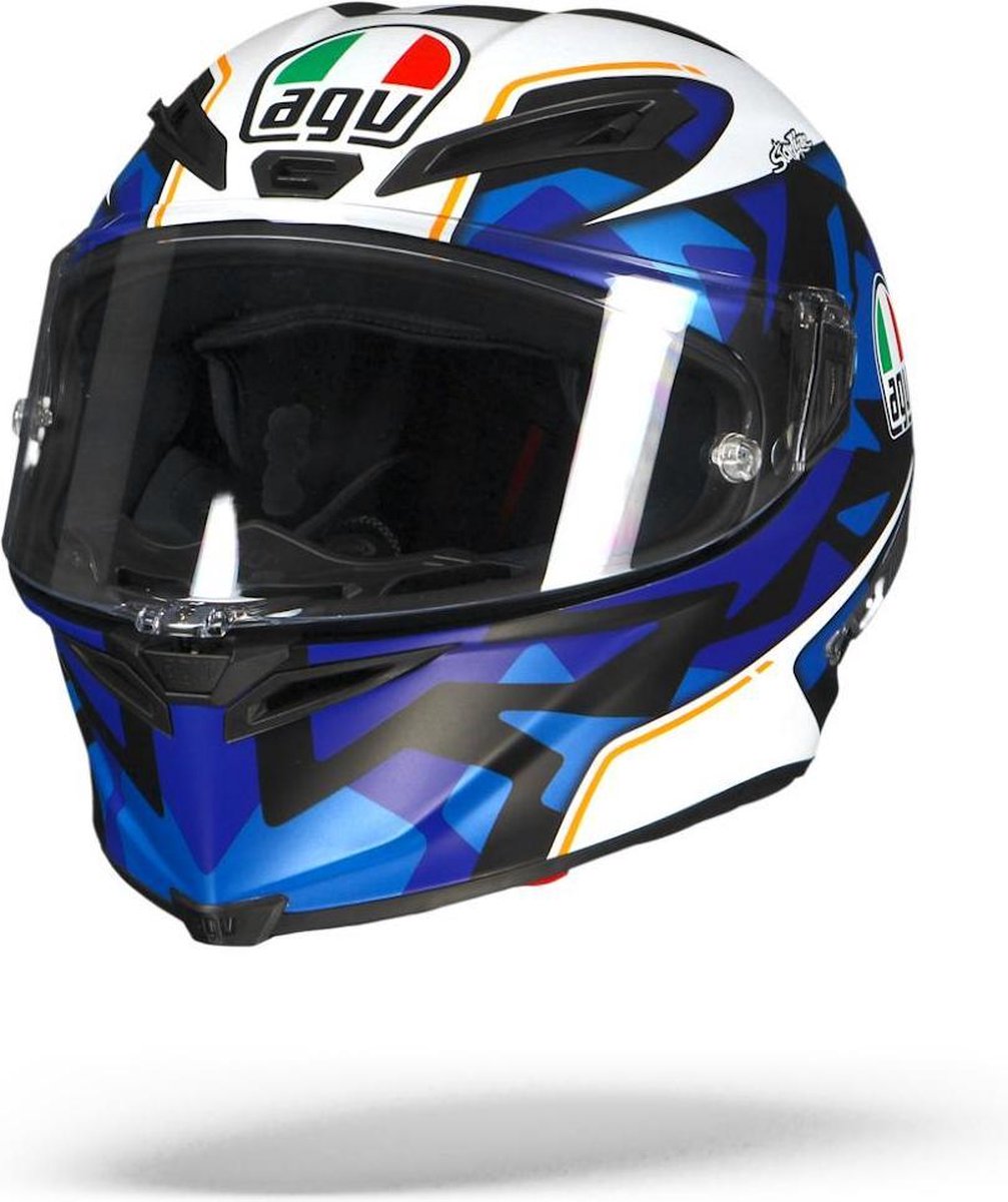 Agv Corsa R Espargaro 2017 Blauw Integraalhelm - Motorhelm - Maat