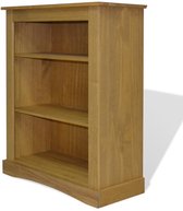 Boekenkast 81x29x100 cm Grenenhout (Incl Magazine Houder) - Boeken kast