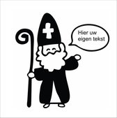 Sinterklaas Raamsticker Met Tekst - Max 40 tekens - Feestdecoratie