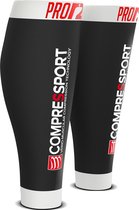 Compressport ProRacing CALF R2 SWISS Zwart