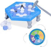 Relaxdays pinguin spel - red de pinguin - gezelschapsspel - bordspel kinderen