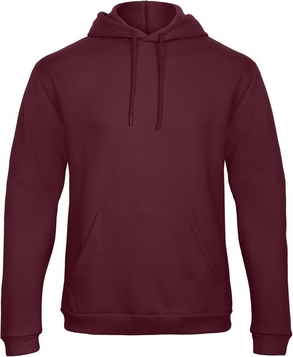 Senvi Fleece Crew Hoodie - Kleur: Bordeaux – Maat 3XL