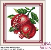 Borduur Pakket "JobaStores®" Fruit 04 14CT voorbedrukt (21x21cm)