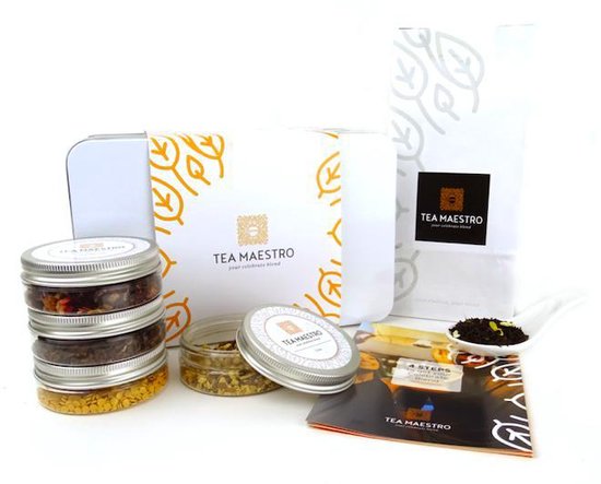 Dutch Tea Maestro - thee blenden pakket voor thuis - CELEBRATE - losse thee -... | bol.com