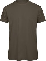 Senvi 5 pack T-Shirt -100% biologisch katoen - Kleur: Khaki XXL