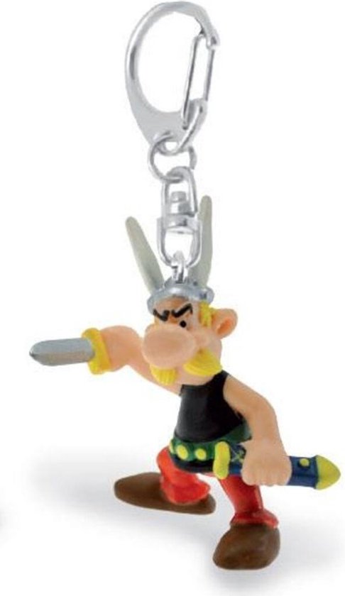 Asterix & Obelix: Asterix Houdt zwaard vast - speelfiguurtje met sleutelhanger - 6cm