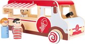 Small Foot Ijscowagen Xl Hout Jongens 30 Cm Wit/rood 4-delig