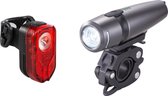 Lzr Lights FXR-11 USB Fietverlichtingsset - 300 Lumen - UltraHelder - 4 Modes - Wit/Rood