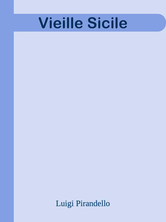 Vieille Sicile - cover