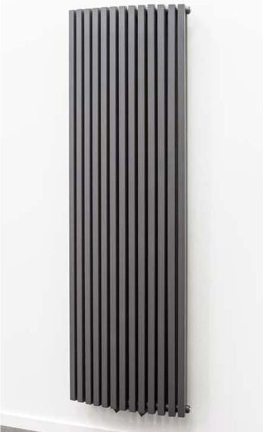 BeauHeat Designradiator Xander Dubbel, 180 x cm, 2509 Watt, Grijs bol.com
