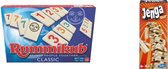 Gezelschapsspel - Rummikub en Jenga Classic - 2 stuks