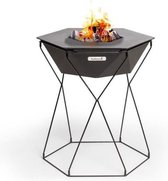 Panier à feu Barbecook Rila - Incl. plaque d'acier - Noir