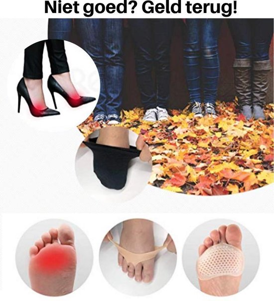 Coussinets d'avant-pied taille unique pour les pieds douloureux - Écarteurs  d'orteils... | bol.com
