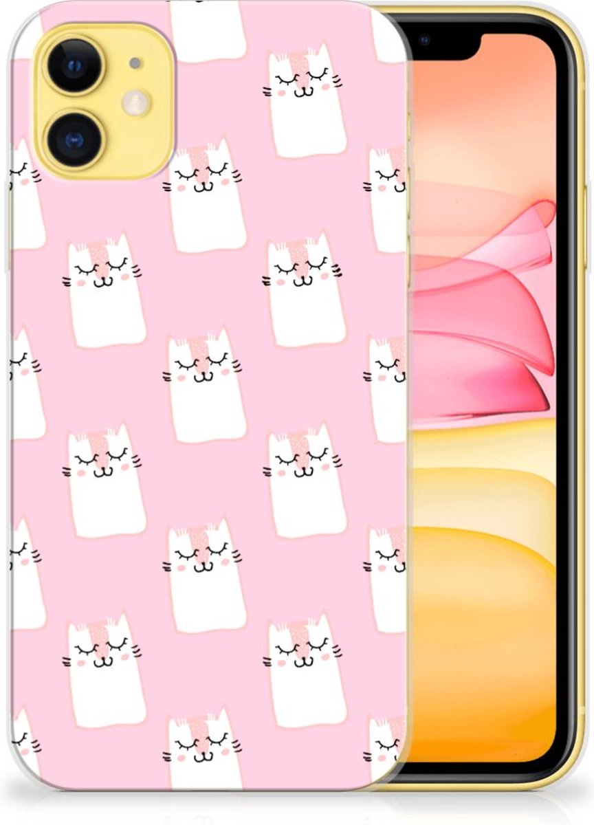 Apple iPhone 11 TPU Hoesje Sleeping Cats