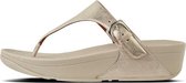 FitFlop™ Skinny™ Toe Thong Sandals Leather Silver - Maat 38