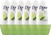 Dove Deodorant Vrouw Cucumber Green Tea - 6 x 50 ml - Voordeelverpakking