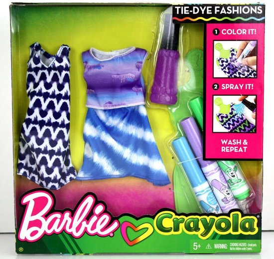 crayola barbie set