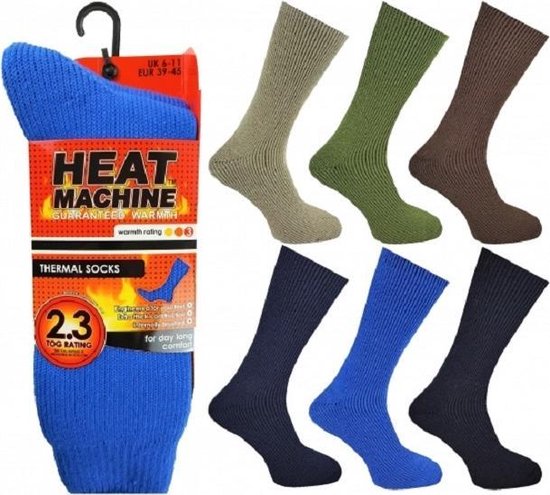 Heat Machine Thermo sokken (Per paar) heren uni | bol.com