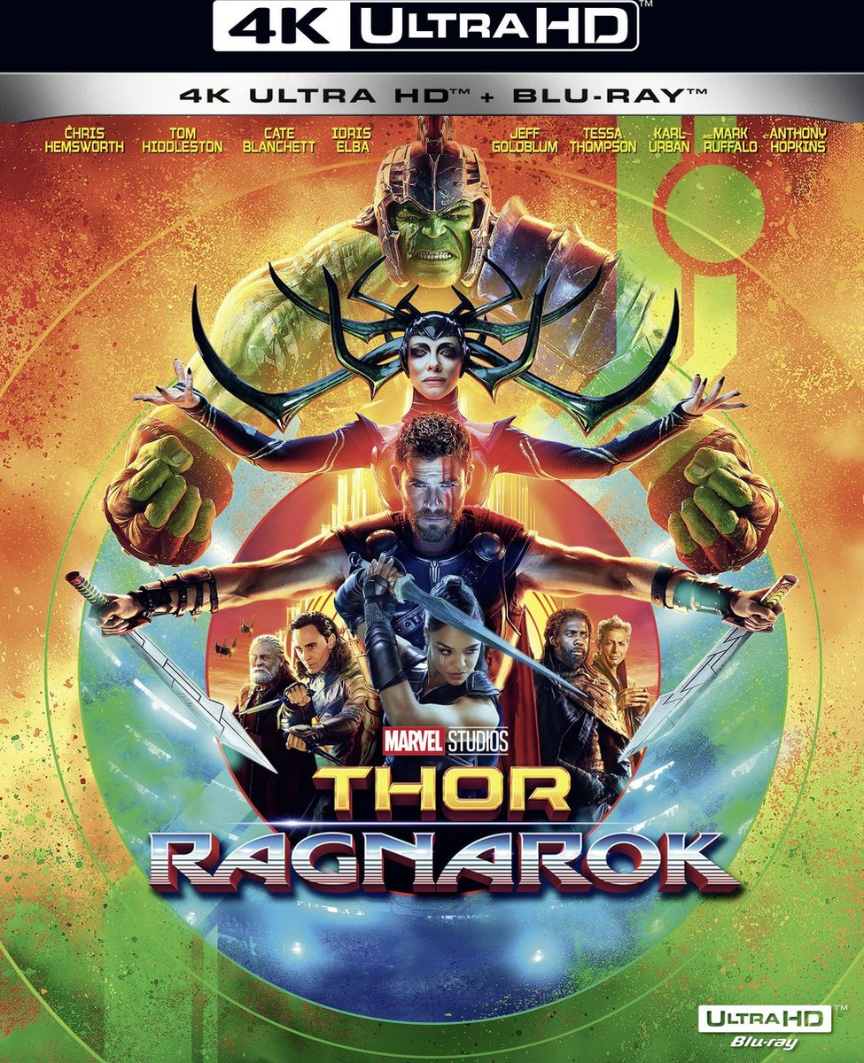 Thor: Ragnarok (4K Ultra HD Blu-ray) (Import zonder NL)-