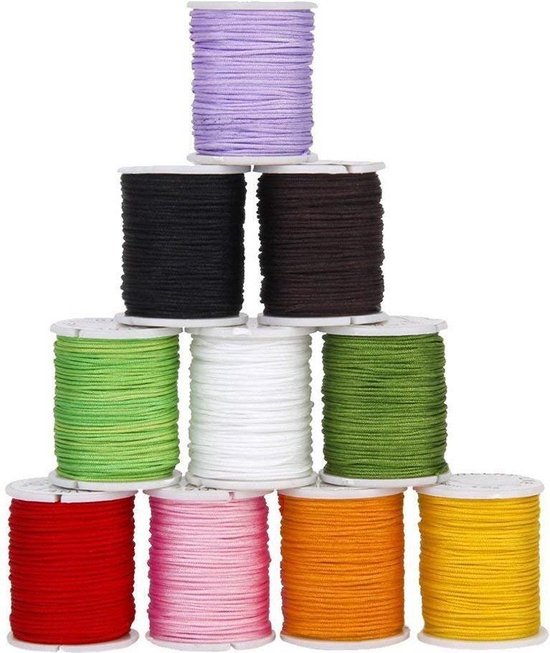 Afhankelijk nieuwigheid Leerling 10 Stuks Gemengde gekleurde nylon draad | bol.com