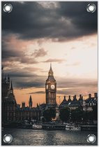 Tuinposter – De Big Ben in Londen– 60x90cm Foto op Tuinposter (wanddecoratie voor buiten en binnen)