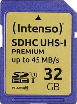 (Intenso) SDHC kaart UHS-1 Premium - 32GB - Class 10 (3421480)