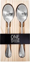 One Message Spoon Mr Right Mrs Always Right in geschenkverpakking