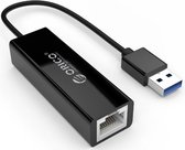 Orico USB naar Gigabit Ethernet adapter 13cm - Zwart