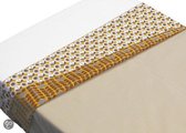 Taftan - Lakentje retro - 120 x 150 cm - geel-bruin