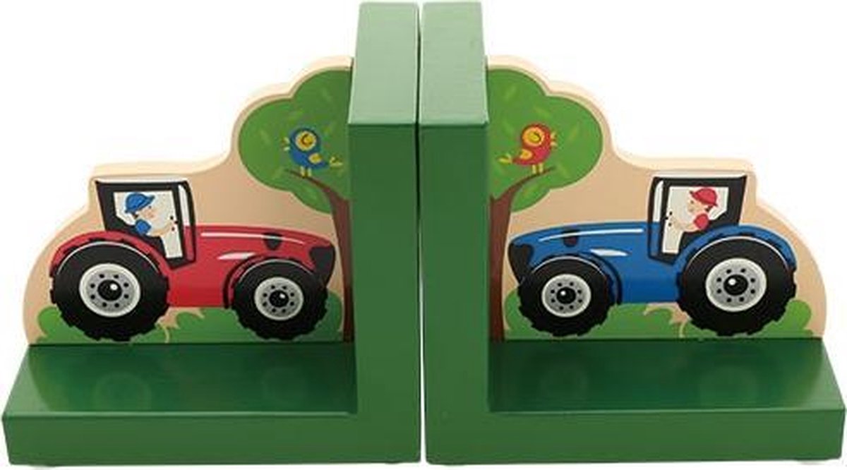 Boekensteun voor kinderen - tractor