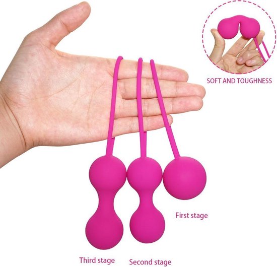 Bol Com Eroticnoir Vaginale Ballen Vaginale Balletjes Kegel Ballen Geisha Ballen Set