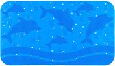 Papillon Anti-slip badmat massage Dolfijnen 65x37cm PVC Blauw
